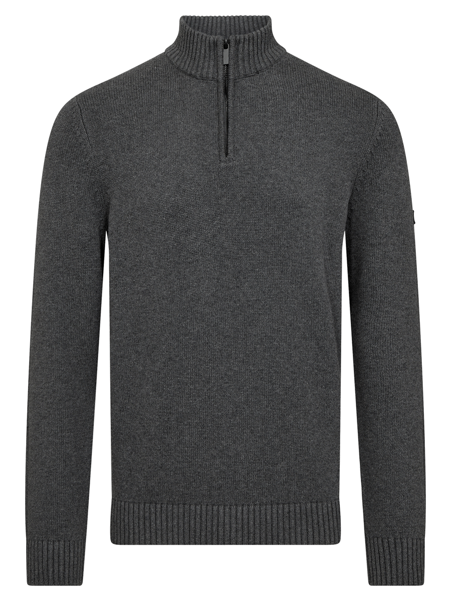 Bruun & Stengade Strik & Sweat 2502-04006-grey_S - Bygholm Menswear